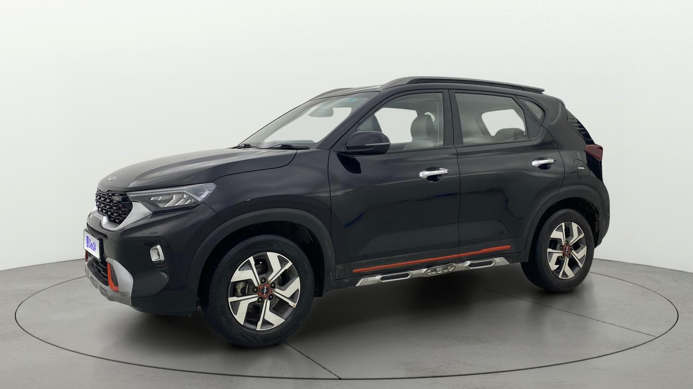 2022 KIA SONET HTX ANNIVERSARY EDITION 1.0 IMT, Petrol, Manual, 36,314 km, Left Front Diagonal