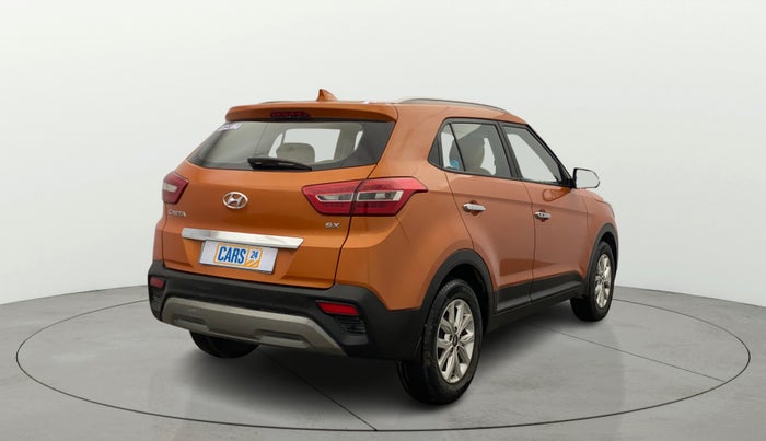 2019 Hyundai Creta SX 1.6 PETROL, Petrol, Manual, 1,14,867 km, Right Back Diagonal