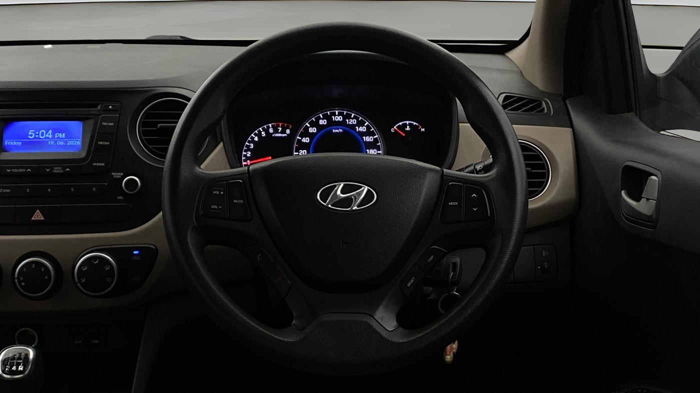2015 Hyundai Grand i10 SPORTZ 1.2 KAPPA VTVT, Petrol, Manual, 54,630 km, Steering Wheel Close Up