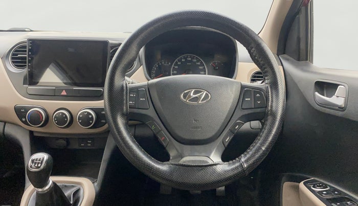 2016 Hyundai Grand i10 SPORTZ 1.2 KAPPA VTVT, Petrol, Manual, 51,279 km, Steering Wheel Close Up