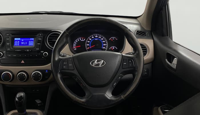 2014 Hyundai Grand i10 ASTA AT 1.2 KAPPA VTVT, Petrol, Automatic, 47,734 km, Steering Wheel Close Up