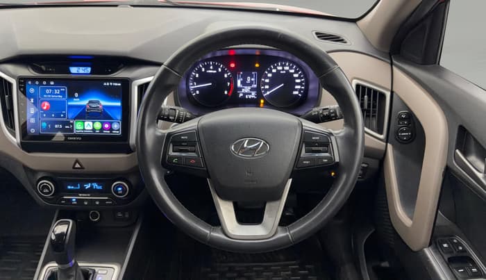 2016 Hyundai Creta SX PLUS AT 1.6 PETROL, CNG, Automatic, 67,233 km, Steering Wheel Close Up