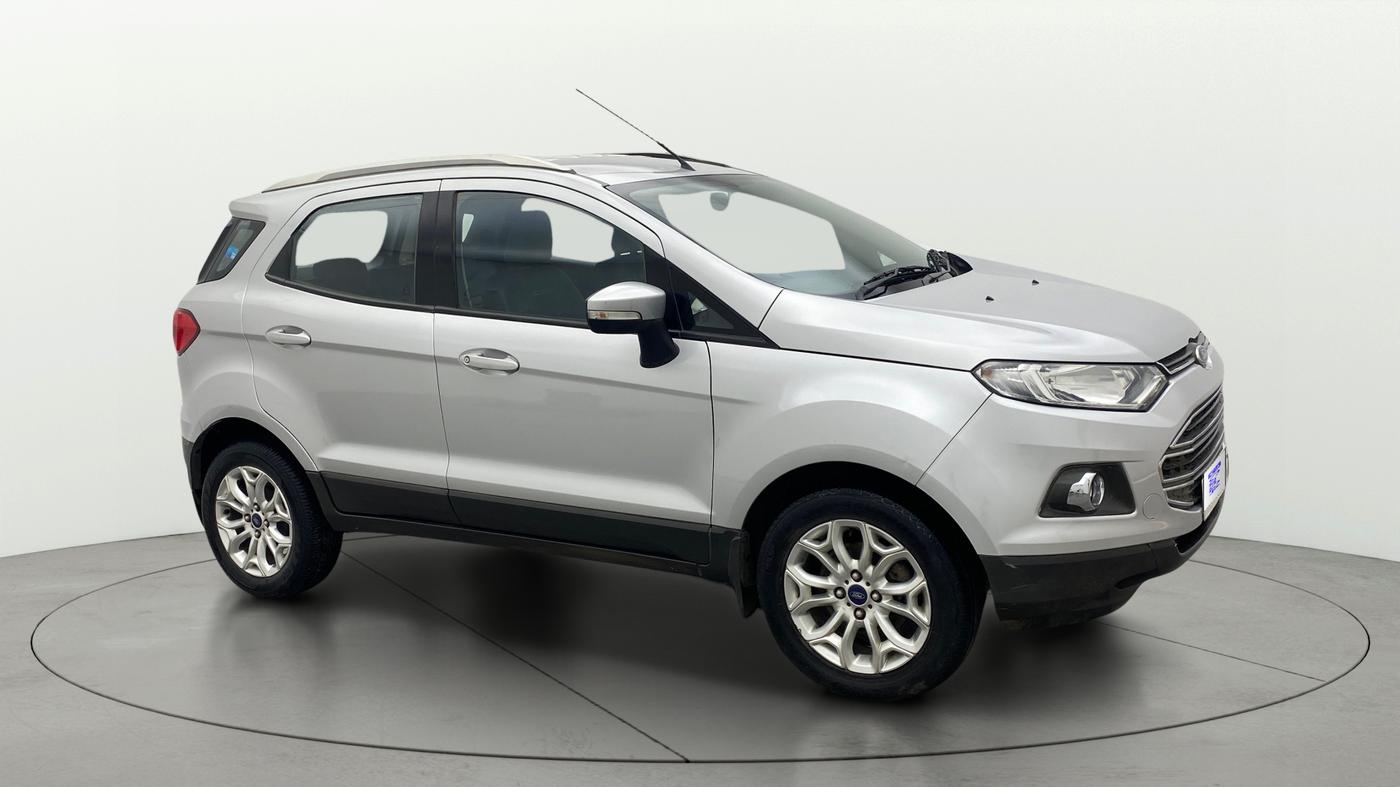 2015 Ford Ecosport TITANIUM 1.5L PETROL AT, Petrol, Automatic, 1,04,774 km, Right Front Diagonal