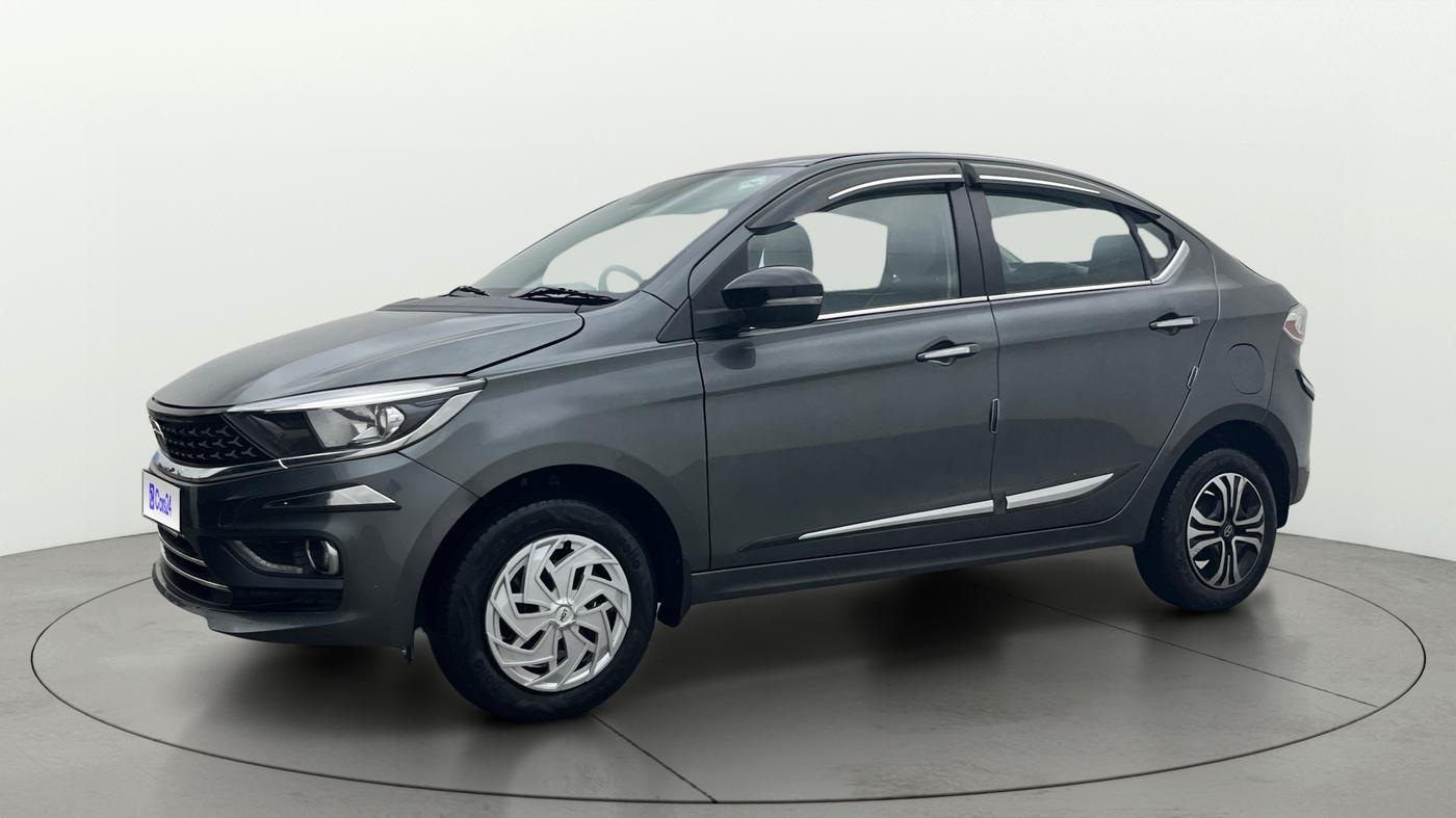 2023 Tata TIGOR XZ PLUS CNG, CNG, Manual, 25,571 km, Left Front Diagonal
