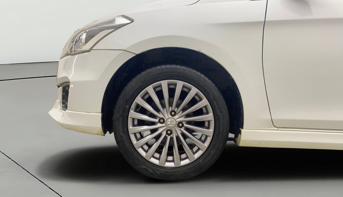 2018 Maruti Ciaz S 1.4 MT PETROL, Petrol, Manual, 49,086 km, Left Front Wheel