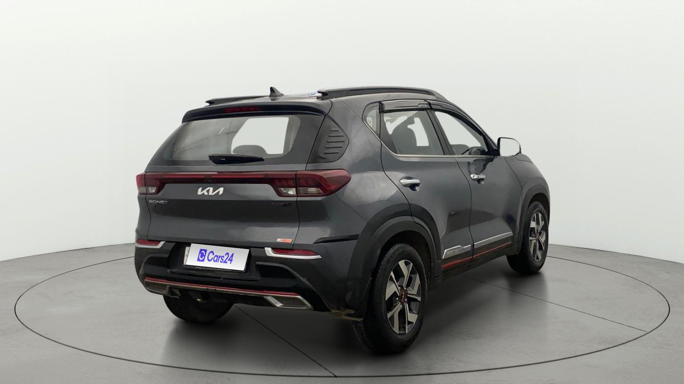 2021 KIA SONET GTX PLUS 1.0 IMT, Petrol, Manual, 65,015 km, Right Back Diagonal