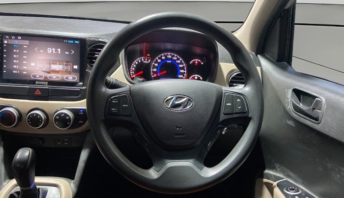 2018 Hyundai Grand i10 MAGNA AT 1.2 KAPPA VTVT, CNG, Automatic, 57,008 km, Steering Wheel Close Up