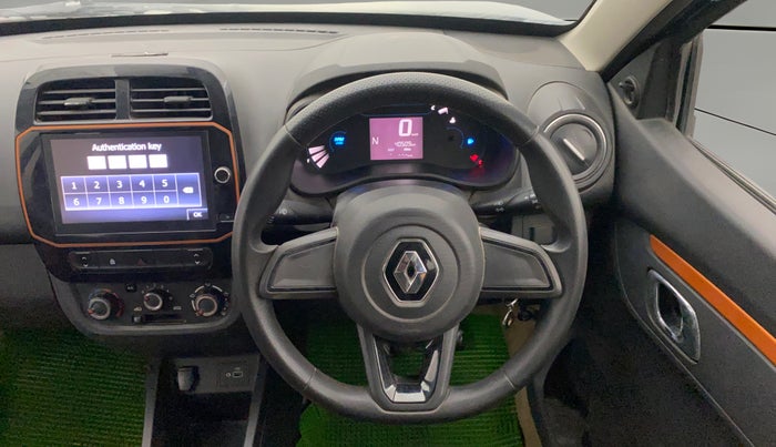 2020 Renault Kwid CLIMBER 1.0 AMT (O), Petrol, Automatic, 40,490 km, Steering Wheel Close Up