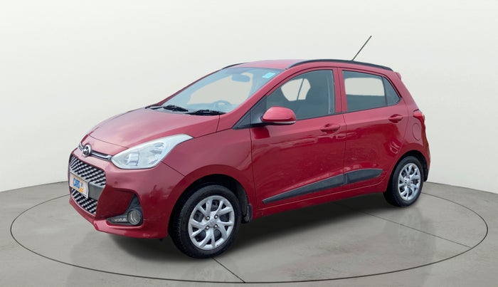 2017 Hyundai Grand i10 SPORTZ (O) 1.2 KAPPA VTVT, Petrol, Manual, 76,949 km, Left Front Diagonal