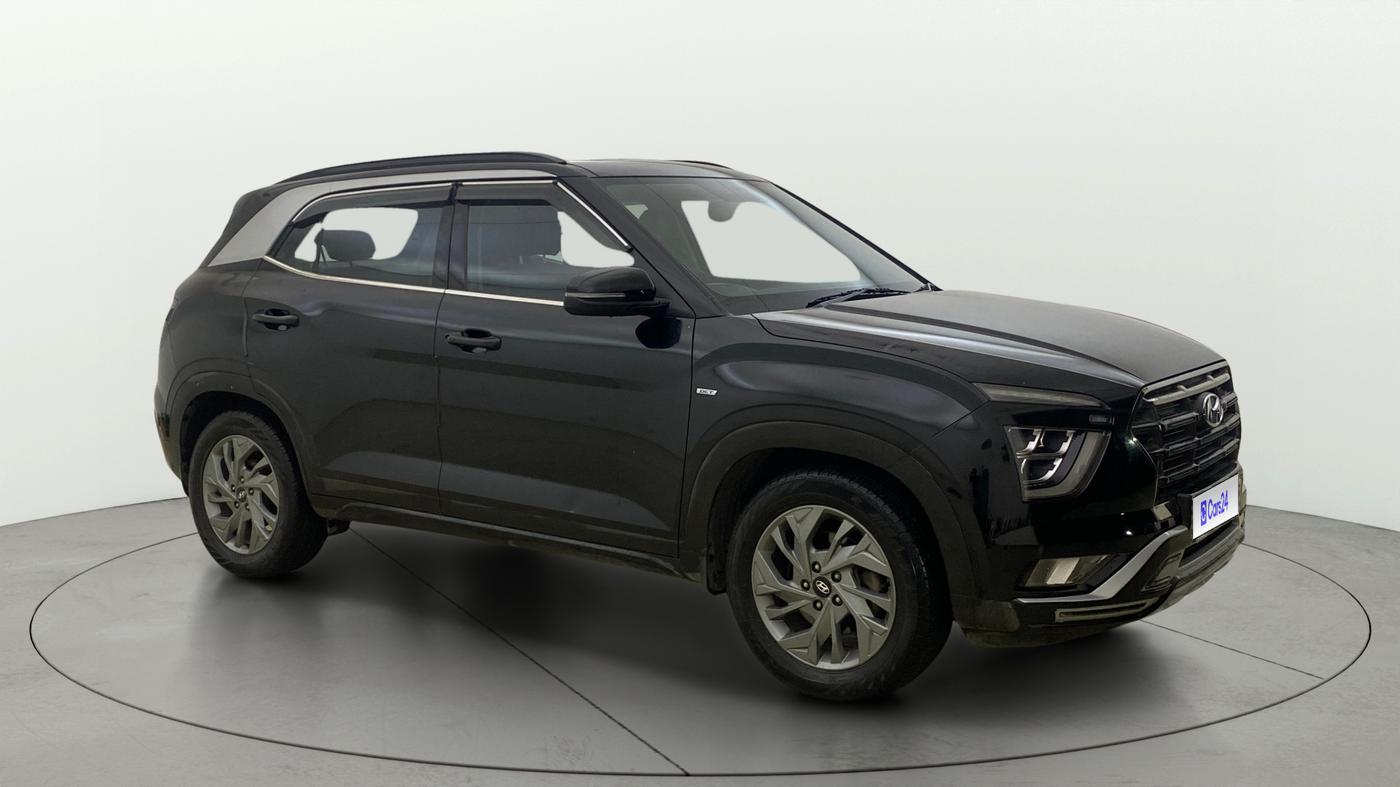 2021 Hyundai Creta SX (O) 1.4 TURBO DCT, Petrol, Automatic, 88,756 km, Right Front Diagonal