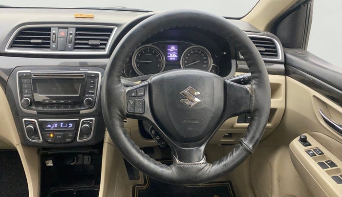2014 Maruti Ciaz ZXI, Petrol, Manual, 78,079 km, Steering Wheel Close Up