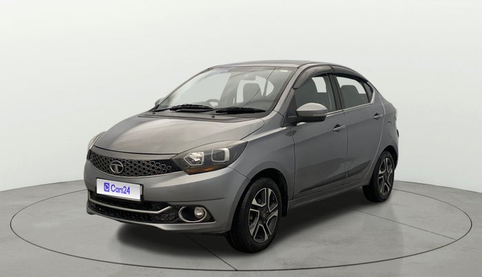 2019 Tata TIGOR XZA PLUS PETROL, CNG, Automatic, 86,951 km, Left Front Diagonal