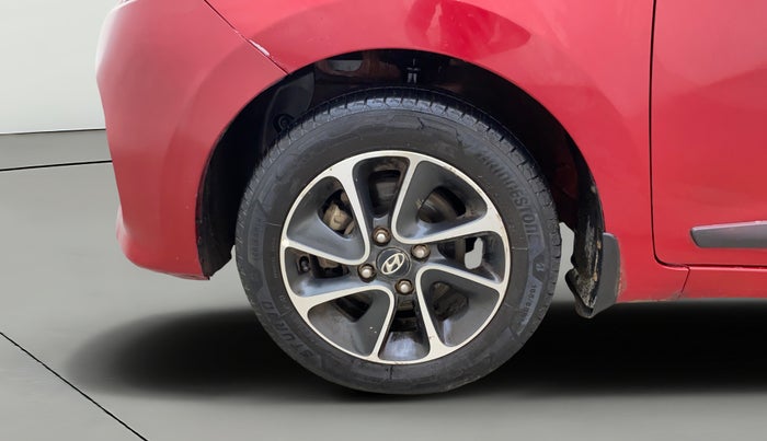 2017 Hyundai Grand i10 SPORTZ (O) AT 1.2 KAPPA VTVT, Petrol, Automatic, 63,246 km, Left Front Wheel