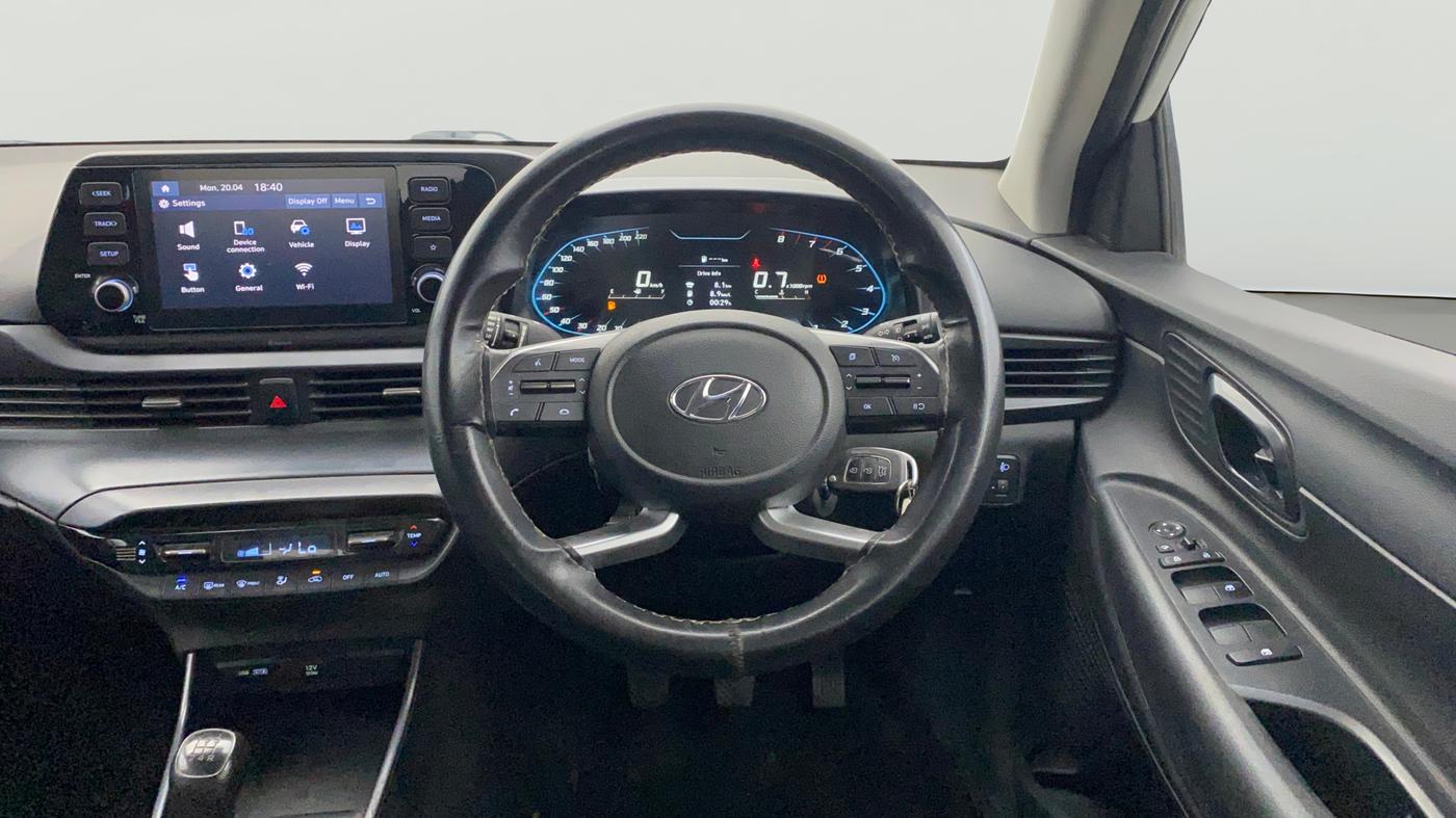 2022 Hyundai NEW I20 SPORTZ 1.2 MT, Petrol, Manual, 57,247 km, Steering Wheel Close Up