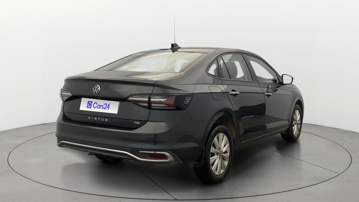 2024 Volkswagen VIRTUS HIGHLINE TSI 1.0 MT, Petrol, Manual, 21,033 km, Right Back Diagonal