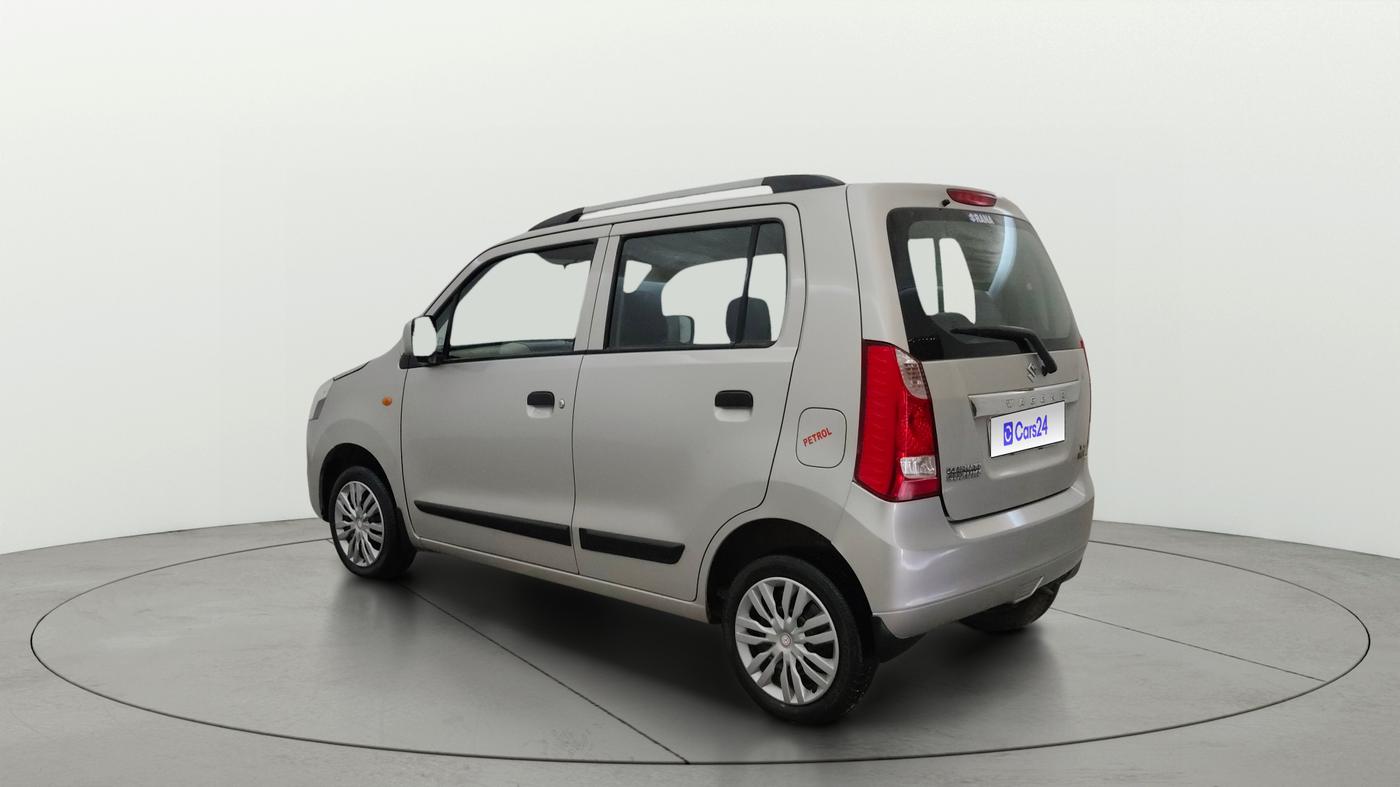 2018 Maruti Wagon R 1.0 VXI AMT, Petrol, Automatic, 35,769 km, Left Back Diagonal