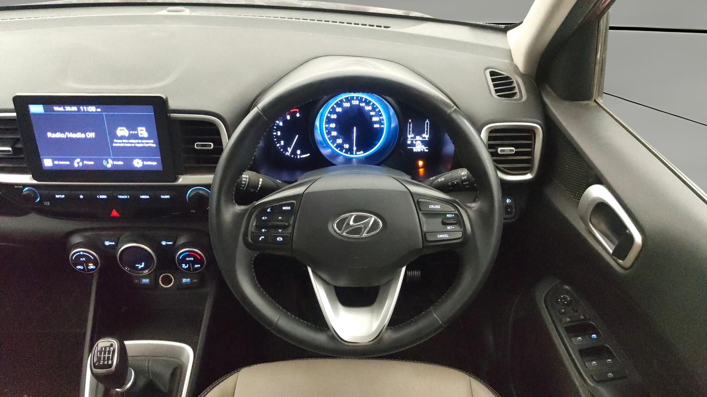 2022 Hyundai VENUE SX 1.5 CRDI, Diesel, Manual, 92,623 km, Steering Wheel Close Up