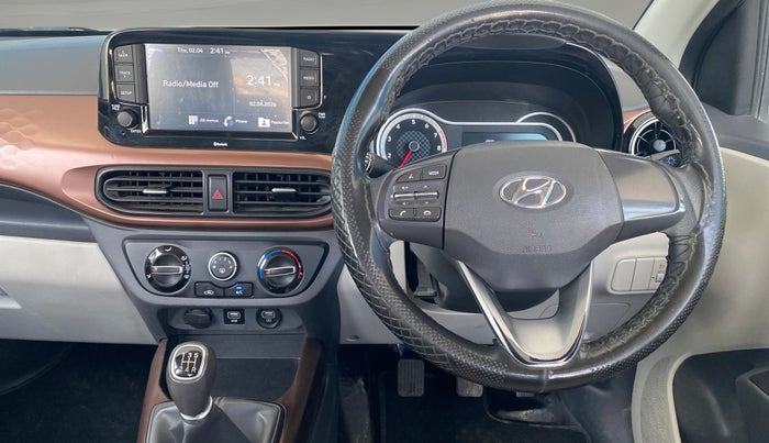 2022 Hyundai AURA SX 1.2, Petrol, Manual, 51,185 km, Steering Wheel Close Up