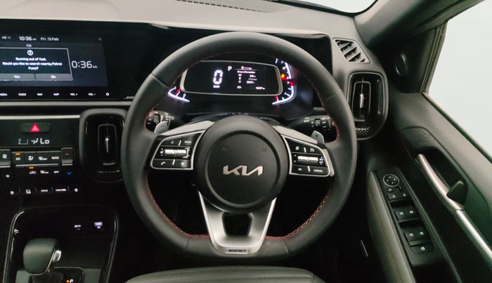 2022 KIA SONET X LINE 1.0 DCT, Petrol, Automatic, 16,227 km, Steering Wheel Close Up