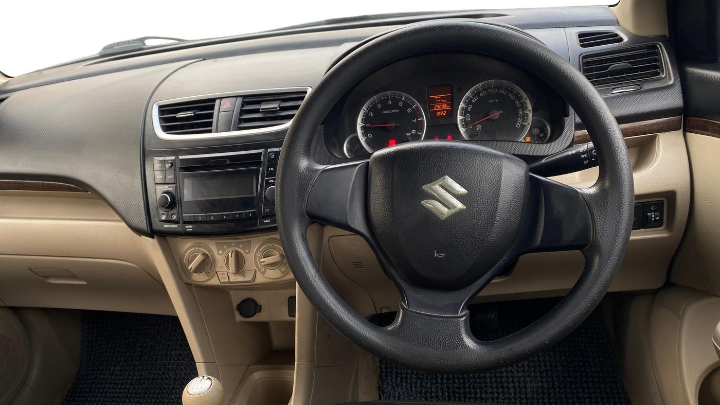 2015 Maruti Swift Dzire VXI, Petrol, Manual, 23,028 km, Steering Wheel Close Up