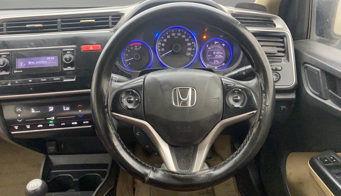 2014 Honda City 1.5L I-DTEC SV, Diesel, Manual, 1,01,242 km, Steering Wheel Close Up