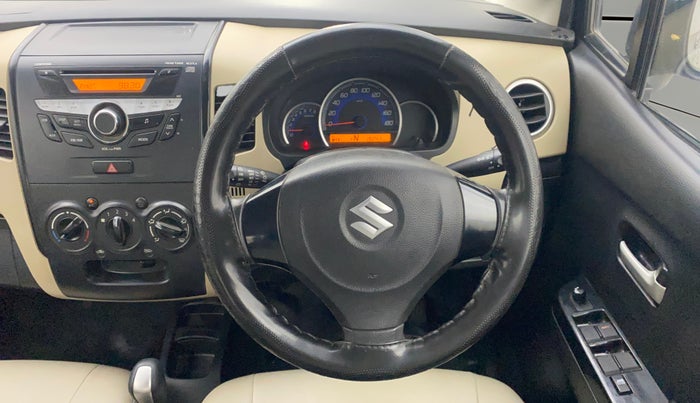 2018 Maruti Wagon R 1.0 VXI AMT, Petrol, Automatic, 19,206 km, Steering Wheel Close Up