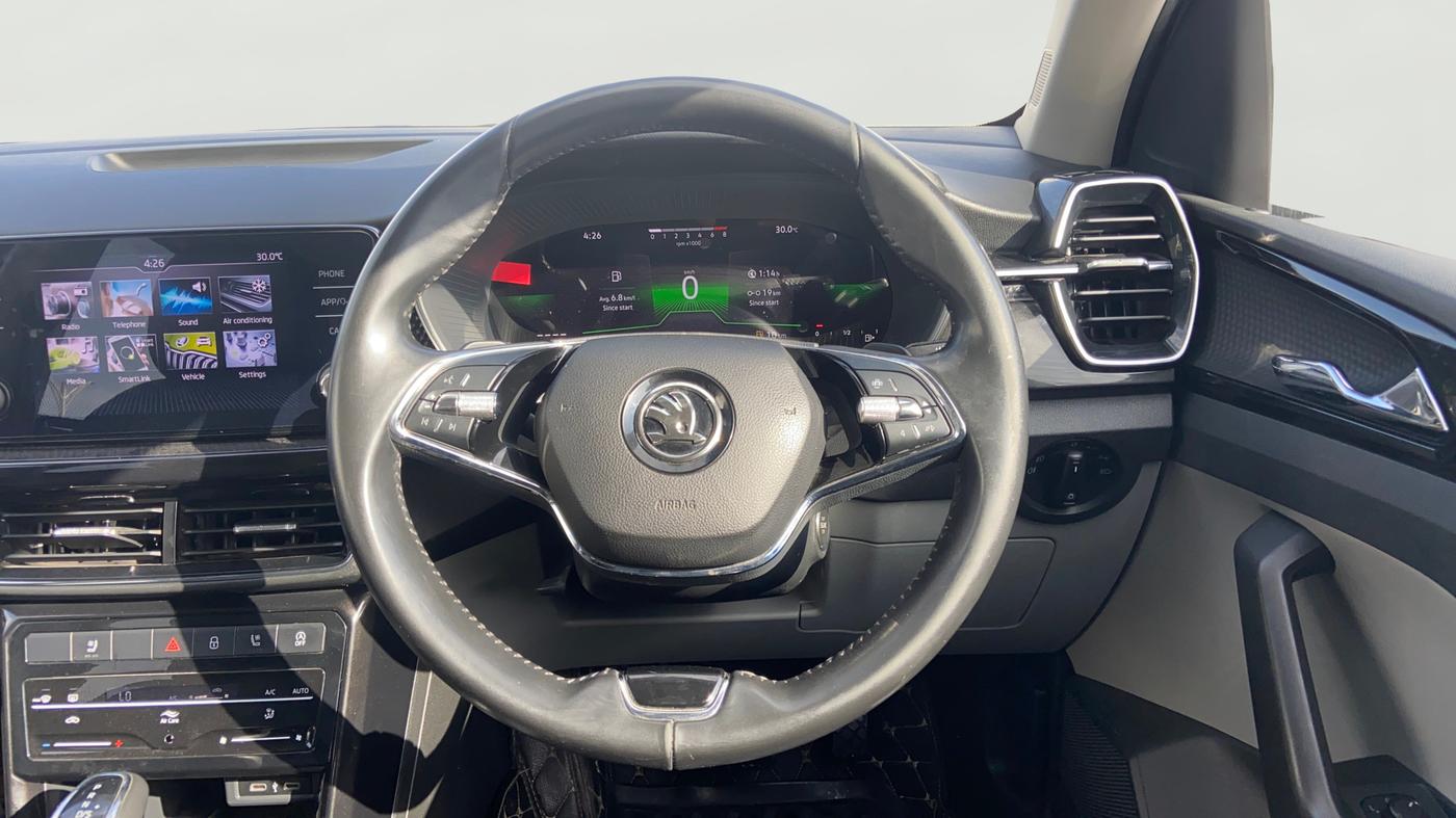 2023 Skoda KUSHAQ STYLE 1.5L TSI DSG, Petrol, Automatic, 45,728 km, Steering Wheel Close Up
