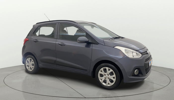 2015 Hyundai Grand i10 SPORTZ 1.2 KAPPA VTVT, Petrol, Manual, 45,848 km, Right Front Diagonal
