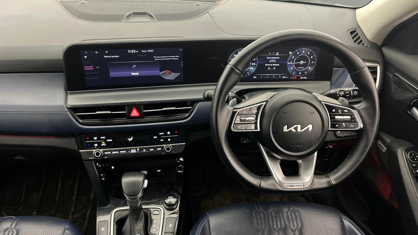 2024 KIA SELTOS Gravity 1.5 Petrol IVT, CNG, Automatic, 45,169 km, Steering Wheel Close Up