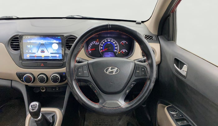 2015 Hyundai Grand i10 SPORTZ 1.2 KAPPA VTVT, Petrol, Manual, 52,135 km, Steering Wheel Close Up