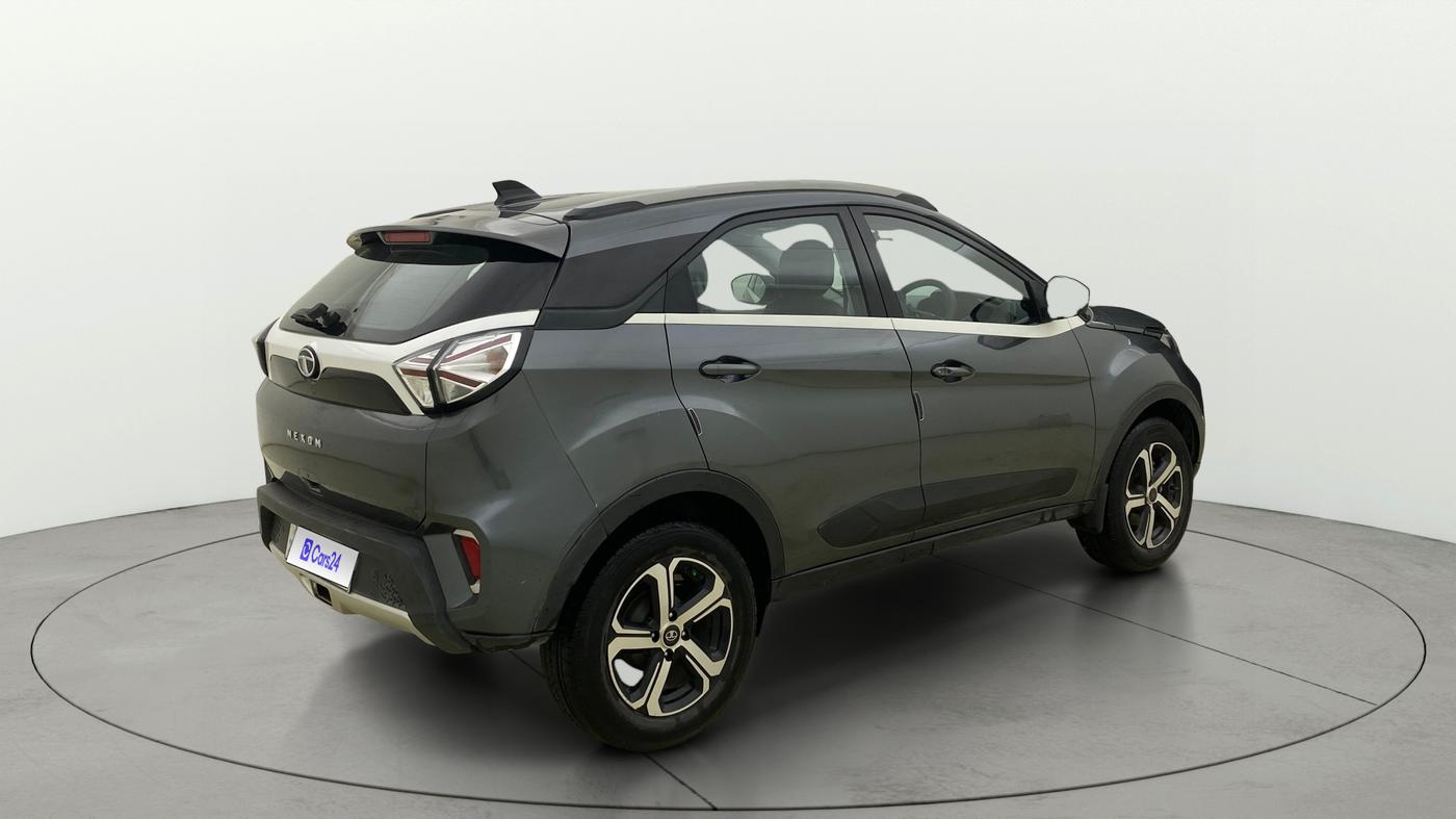 2022 Tata NEXON XZA PLUS (PREMIUM) PETROL, CNG, Automatic, 54,232 km, Right Back Diagonal