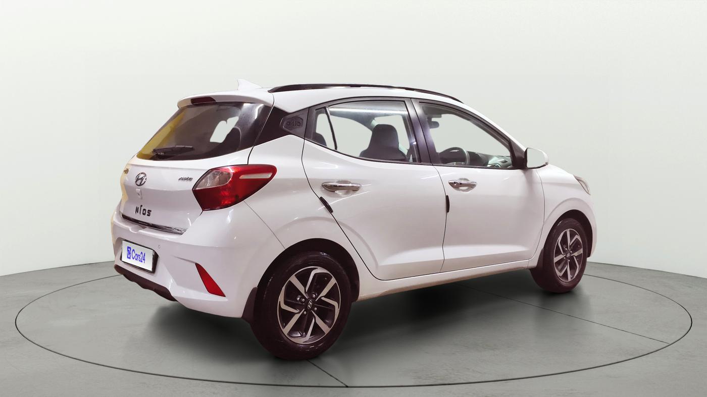 2022 Hyundai GRAND I10 NIOS ASTA 1.2 KAPPA VTVT, Petrol, Manual, 74,364 km, Right Back Diagonal