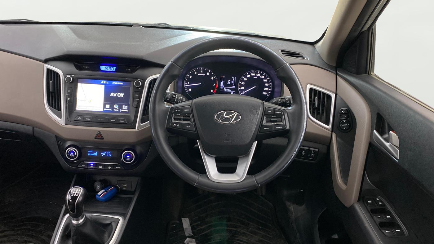 2019 Hyundai Creta SX 1.6 PETROL, Petrol, Manual, 49,085 km, Steering Wheel Close Up