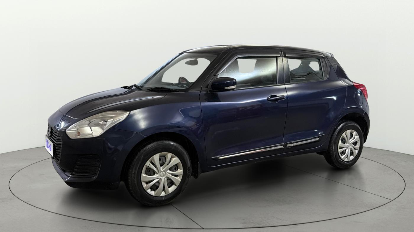 2019 Maruti Swift VXI AMT, Petrol, Automatic, 32,624 km, Left Front Diagonal