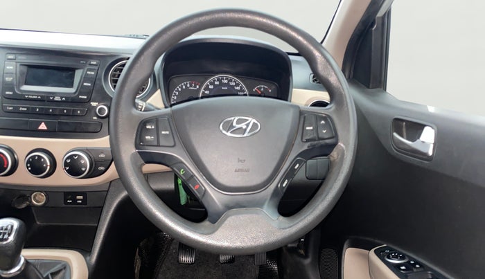 2016 Hyundai Grand i10 SPORTZ 1.2 KAPPA VTVT, Petrol, Manual, 80,035 km, Steering Wheel Close Up
