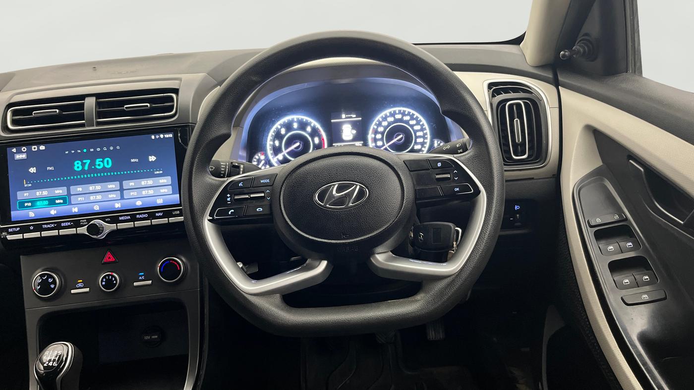 2024 Hyundai Creta E 1.5 DIESEL, Diesel, Manual, 65,368 km, Steering Wheel Close Up