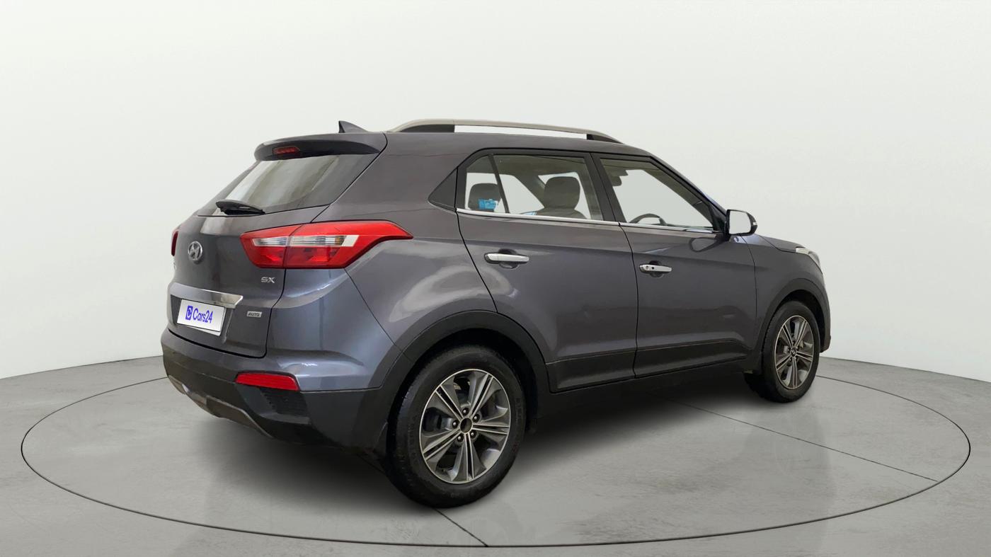 2016 Hyundai Creta SX PLUS AT 1.6 PETROL, Petrol, Automatic, 12,345 km, Right Back Diagonal