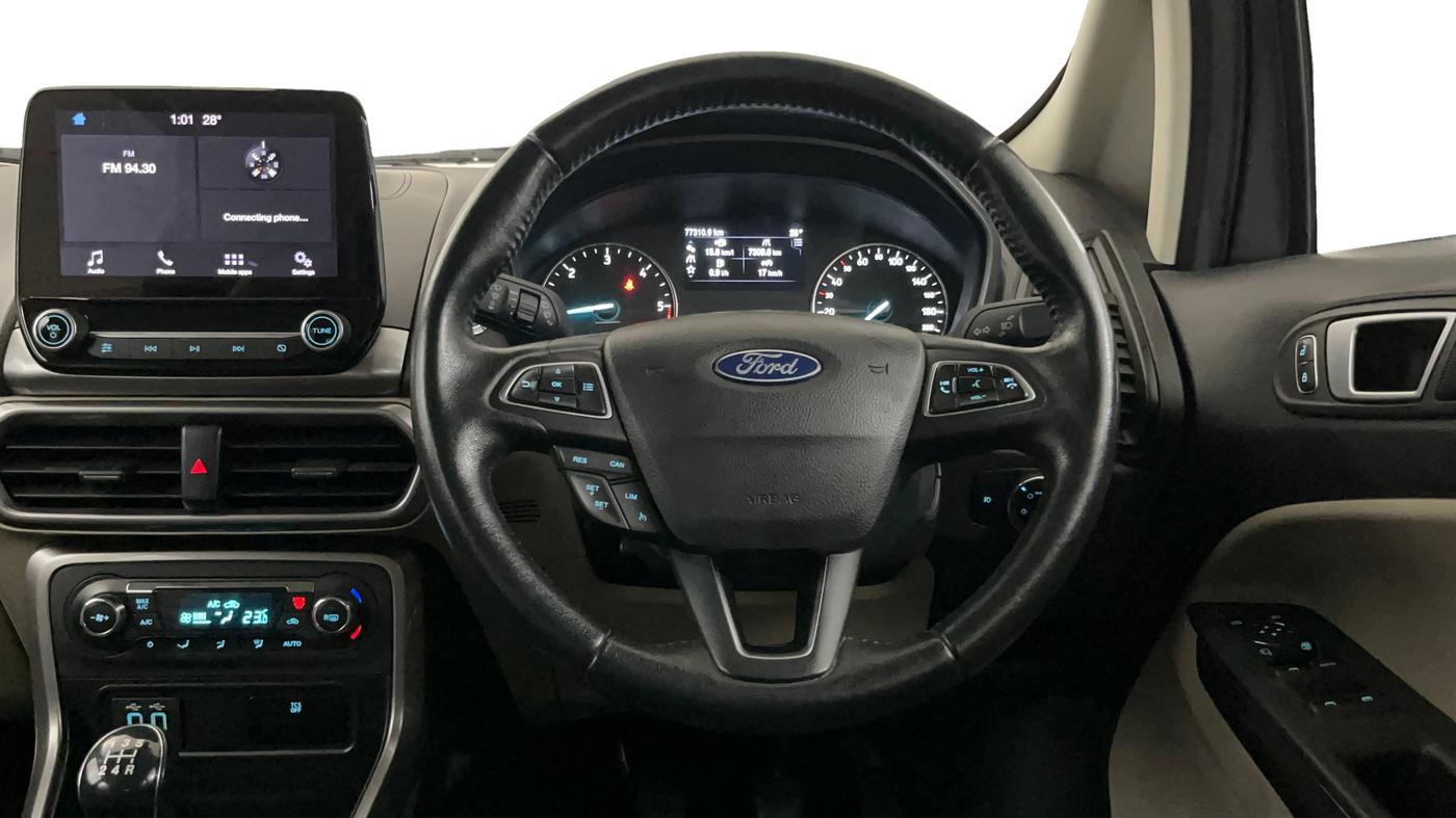 2021 Ford Ecosport TITANIUM + SE 1.5L DIESEL, Diesel, Manual, 77,302 km, Steering Wheel Close Up