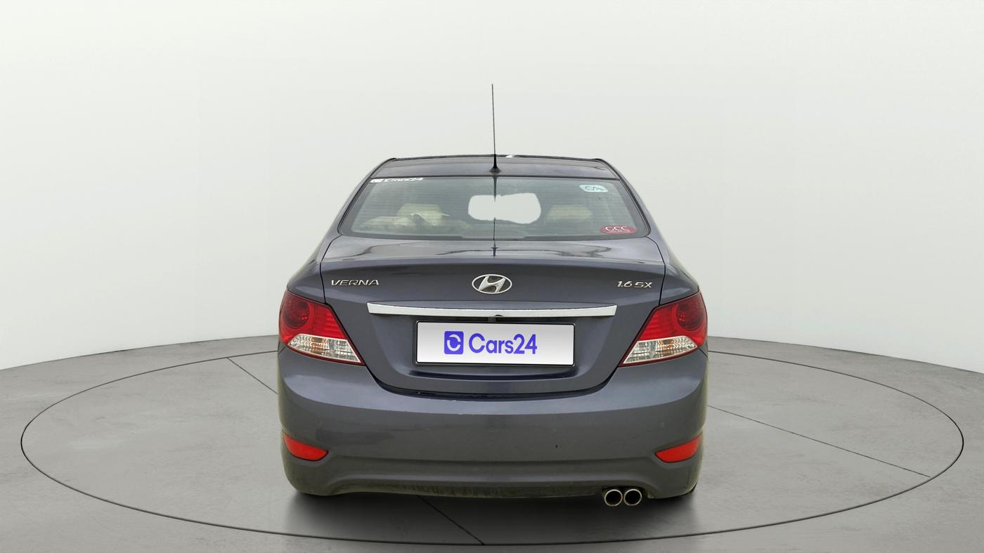 2014 Hyundai Verna FLUIDIC 1.6 VTVT SX, Petrol, Manual, 77,454 km, Back/Rear