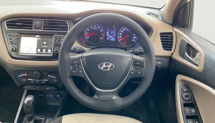 2019 Hyundai Elite i20 SPORTZ PLUS  1.2 CVT, Petrol, Automatic, 1,36,954 km, Steering Wheel Close Up