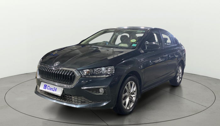 2022 Skoda SLAVIA AMBITION 1.0L TSI AT, Petrol, Automatic, 37,393 km, Left Front Diagonal