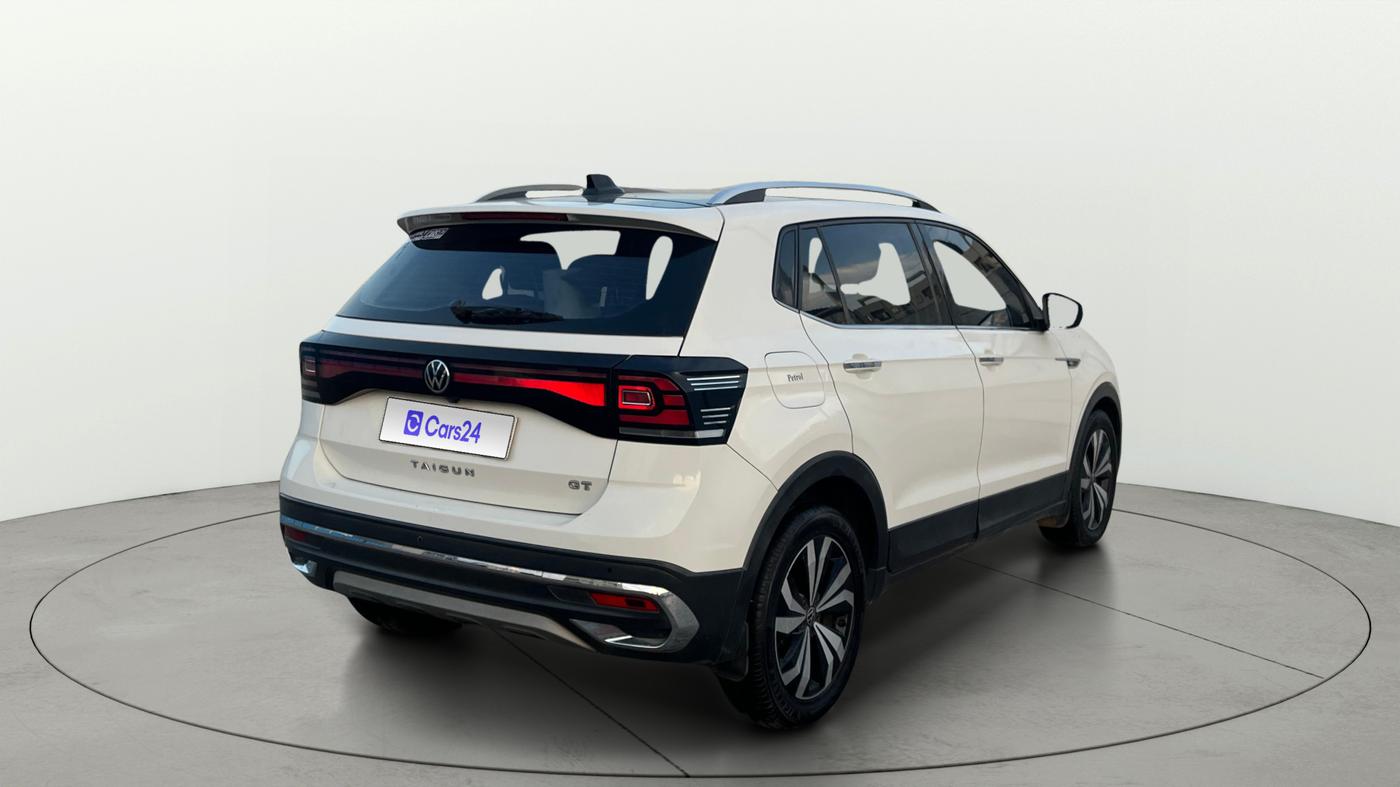 2021 Volkswagen TAIGUN GT PLUS 1.5 TSI DSG, Petrol, Automatic, 1,13,275 km, Right Back Diagonal