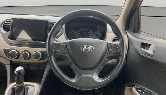 2015 Hyundai Grand i10 ASTA AT 1.2 KAPPA VTVT, Petrol, Automatic, 42,737 km, Steering Wheel Close Up