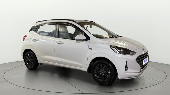2021 Hyundai GRAND I10 NIOS SPORTZ AMT 1.2 KAPPA VTVT, Petrol, Automatic, 14,724 km, Right Front Diagonal