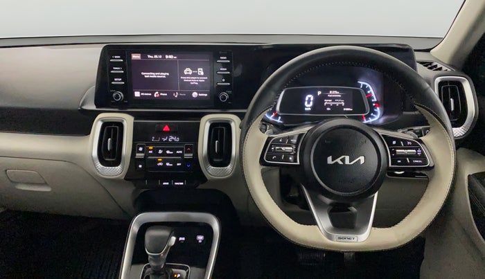 2023 KIA SONET HTX 1.5 AT, Diesel, Automatic, 51,848 km, Steering Wheel Close Up