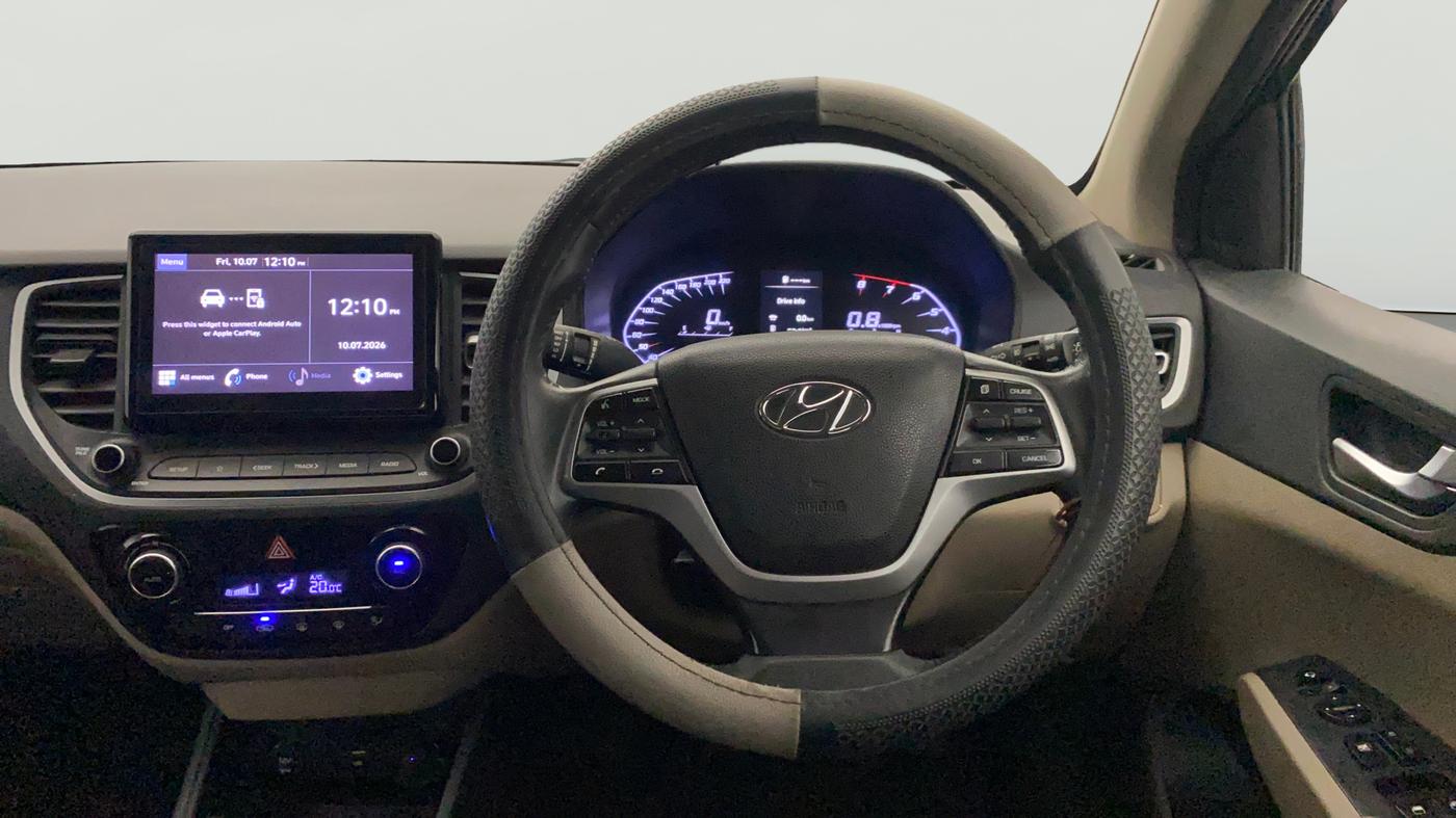 2021 Hyundai Verna SX 1.5 VTVT, Petrol, Manual, 40,797 km, Steering Wheel Close Up