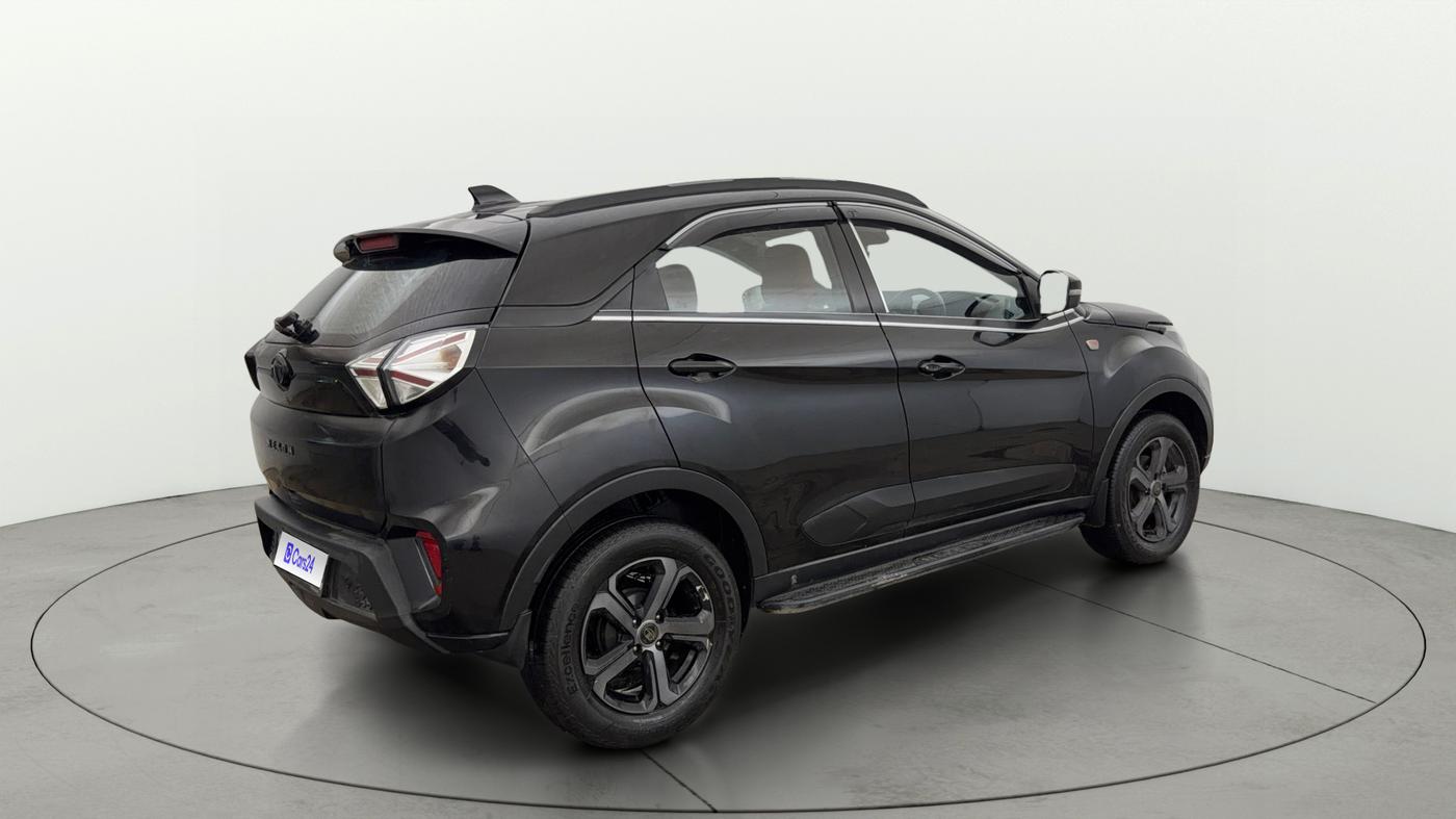 2023 Tata NEXON XZ PLUS LUX SUNROOF RED DARK PETROL, Petrol, Manual, 55,308 km, Right Back Diagonal