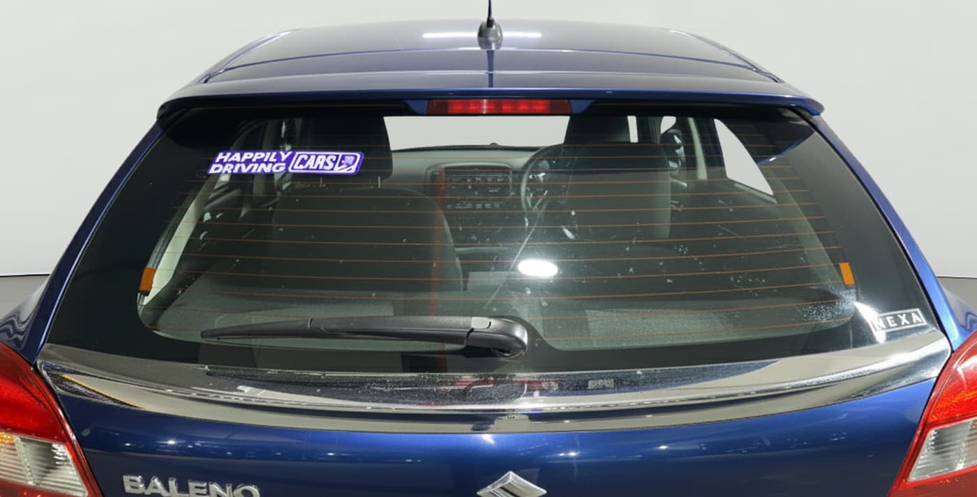 2019 Maruti Baleno ZETA PETROL 1.2, Petrol, Manual, 50,672 km, Rear Windshield