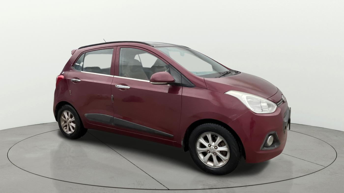 2014 Hyundai Grand i10 ASTA AT 1.2 KAPPA VTVT, Petrol, Automatic, 57,524 km, Right Front Diagonal