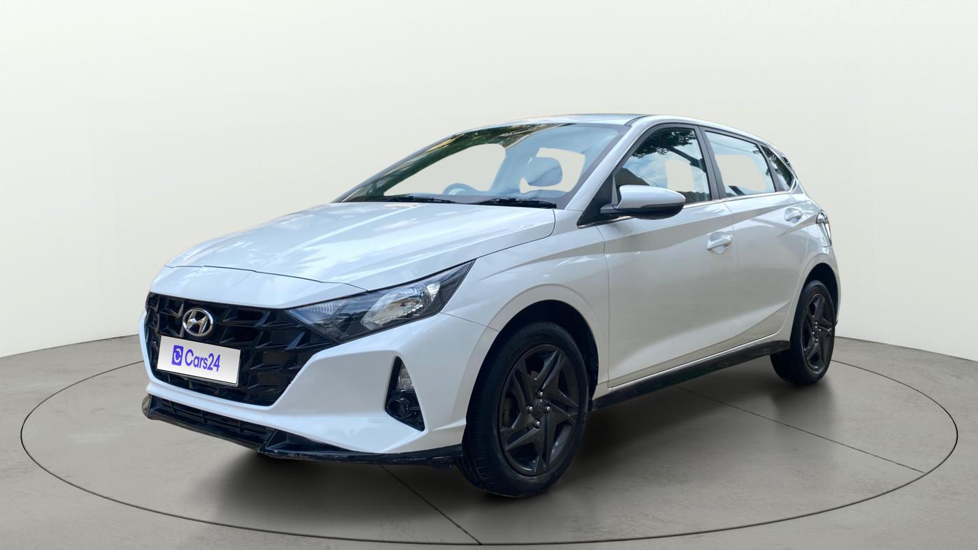 2022 Hyundai NEW I20 Sportz 1.2 IVT, Petrol, Automatic, 50,396 km, Left Front Diagonal